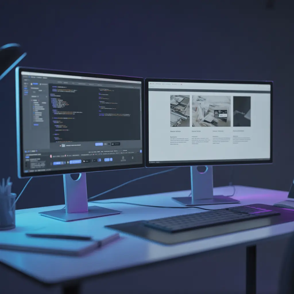 Postazione di lavoro AR Comunicazione — agenzia web Milano specializzata in WordPress, SEO e AI a Turbigo
